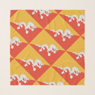 Patriotic Bhutan Flag Scarf