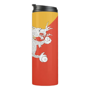 Patriotic Bhutan Flag Thermal Tumbler
