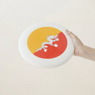 Patriotic Bhutan Flag Wham-O Frisbee
