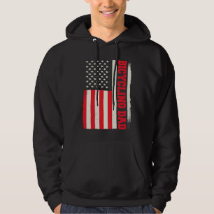 Patriotic Bicycle Cyclist Bicycling Cycling Bicycl Hoodie