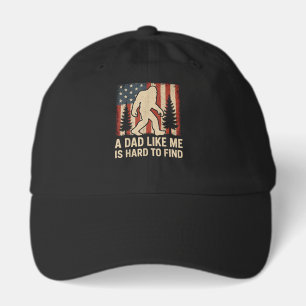 Patriotic Bigfoot A Dad Like Me Is Hard To Find Fu Hat