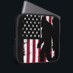 Patriotic Bigfoot – American Flag Sasquatch Laptop Sleeve<br><div class="desc">Showcase your patriotic spirit with our unique Patriotic Bigfoot Laptop Sleeve! This eye-catching accessory combines the legendary charm of Bigfoot with the timeless symbol of American pride,  making it the perfect addition for any proud patriot and outdoor enthusiast.</div>