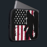 Patriotic Bigfoot – American Flag Sasquatch Laptop Sleeve<br><div class="desc">Showcase your patriotic spirit with our unique Patriotic Bigfoot Laptop Sleeve! This eye-catching accessory combines the legendary charm of Bigfoot with the timeless symbol of American pride,  making it the perfect addition for any proud patriot and outdoor enthusiast.</div>
