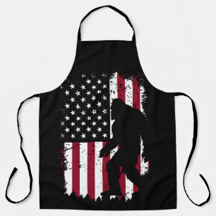 Patriotic Bigfoot Apron
