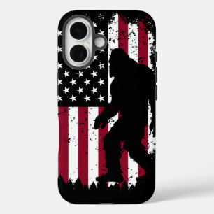 Patriotic Bigfoot iPhone 16 Case