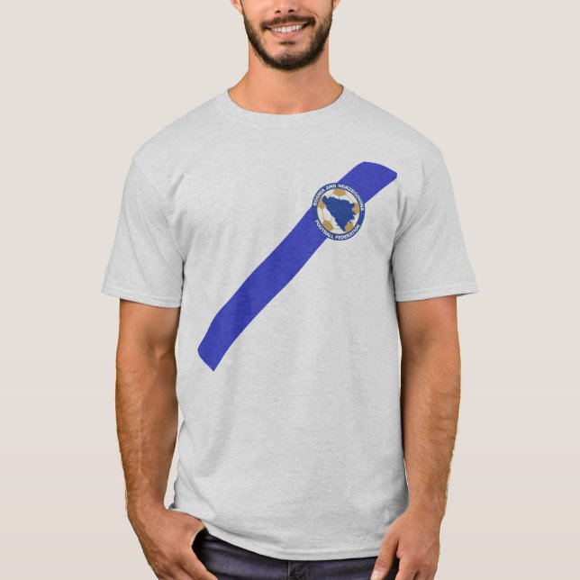 Patriotic BiH T-Shirt Jersey - Pjanic 8 (Front)