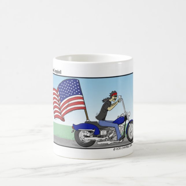 Patriotic Biker Mug (Center)