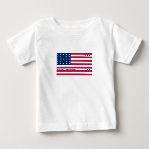 Patriotic Bikini Atoll Flag Baby T_Shirt