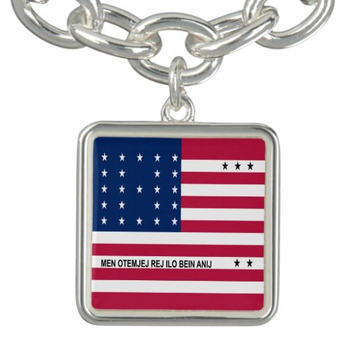 Patriotic Bikini Atoll Flag Bracelet