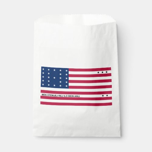 Patriotic Bikini Atoll Flag Favor Bag
