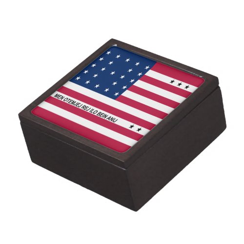 Patriotic Bikini Atoll Flag Gift Box