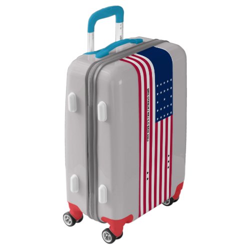 Patriotic Bikini Atoll Flag Luggage