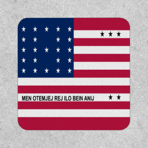 Patriotic Bikini Atoll Flag Patch