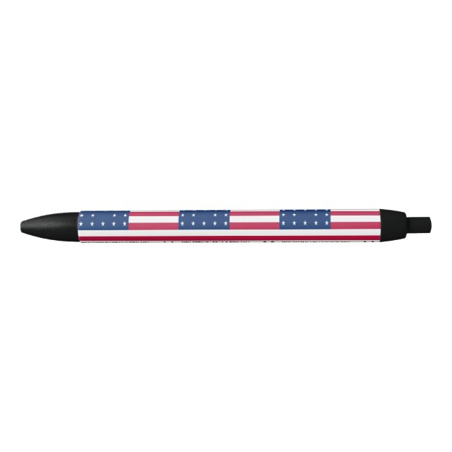 Patriotic Bikini Atoll Flag Pen (Front)