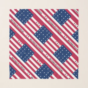Patriotic Bikini Atoll Flag Scarf