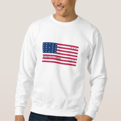 Patriotic Bikini Atoll Flag Sweatshirt