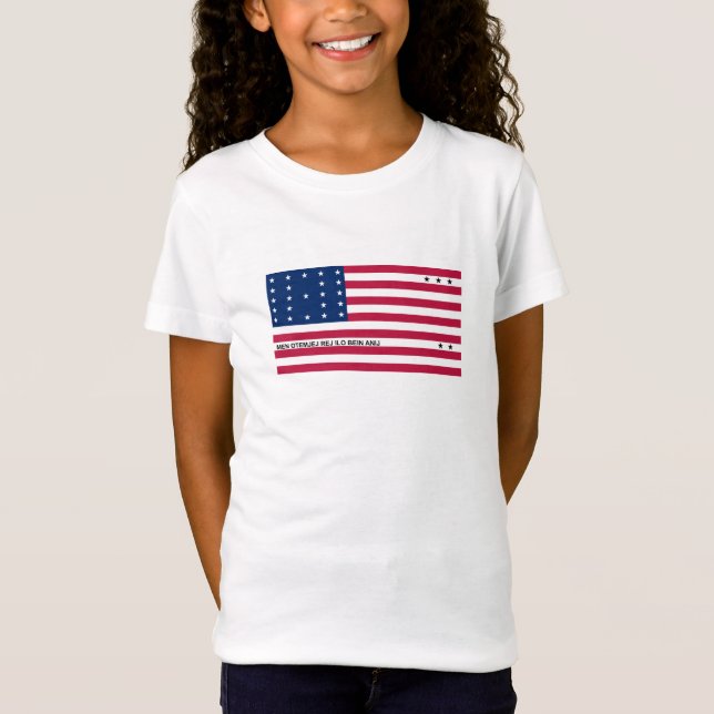 Patriotic Bikini Atoll Flag T-Shirt (Front)