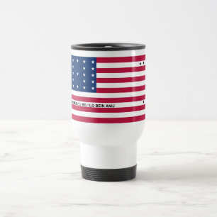 Patriotic Bikini Atoll Flag Travel Mug