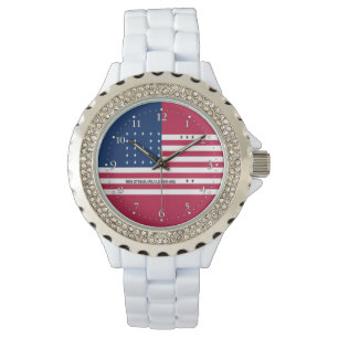 Patriotic Bikini Atoll Flag Watch