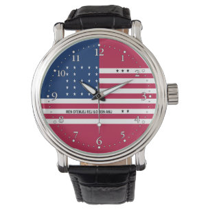 Patriotic Bikini Atoll Flag Watch