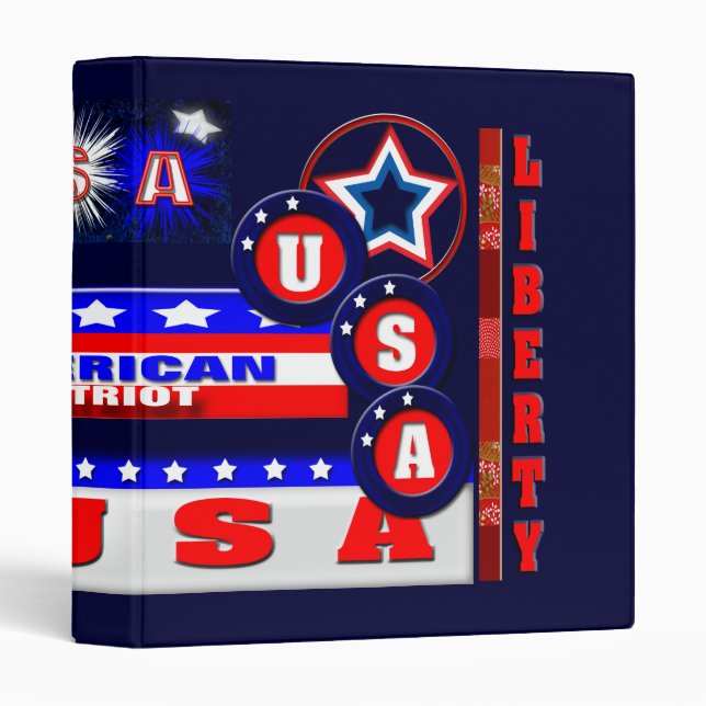 Patriotic binder (Front/Spine)