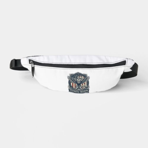 Patriotic Birdwatcher Vector Graphic Tee Fanny Pack