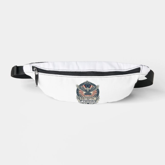 Patriotic Birth Year Series Vector Graphic Tee Fanny Pack (Front)