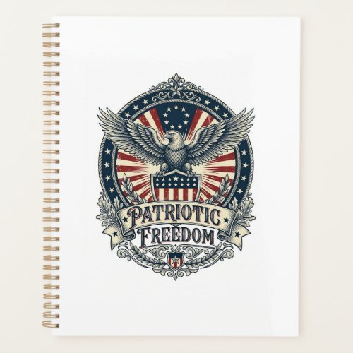 Patriotic Birth Year Series Vector Graphic Tee Planner