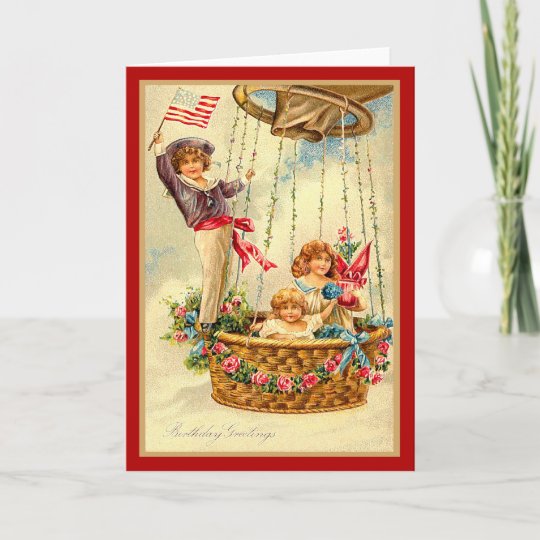 Patriotic birthday greetings card zazzlecom Patriotic birthday greetings card zazzlecom