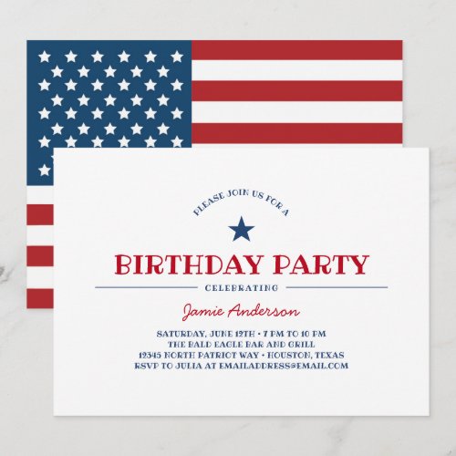 Patriotic Birthday Party