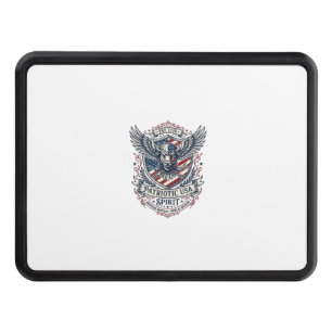 Patriotic Bison Eagle Crest Animal Hybrid Patrioti Hitch Cover