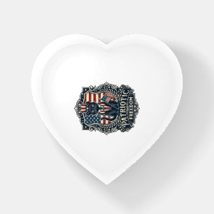 Patriotic Black Cat Vector Graphic Tee (2)_1 Paperweight