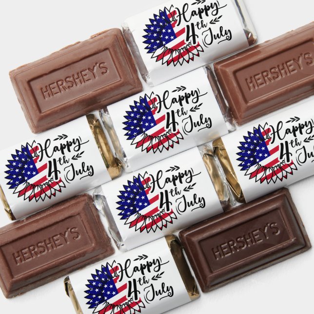 Patriotic Bloom – Happy 4th of July  Hershey's Miniatures (Assorted)