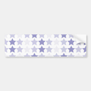 Patriotic Blue Ombre Stars Bumper Sticker