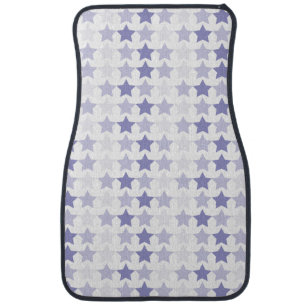 Patriotic Blue Ombre Stars Car Floor Mat