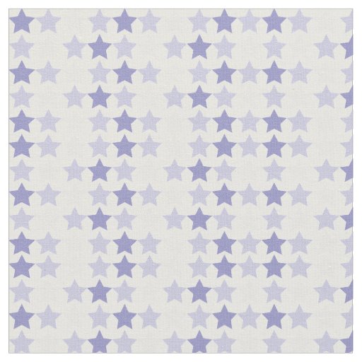 Patriotic Blue Ombre Stars Fabric