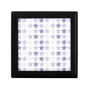 Patriotic Blue Ombre Stars Keepsake Box