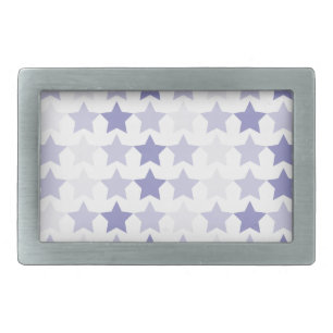 Patriotic Blue Ombre Stars Rectangular Belt Buckle