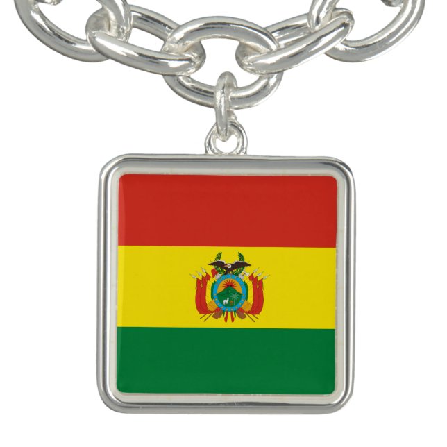 Patriotic Bolivia Flag Bracelet (Design)