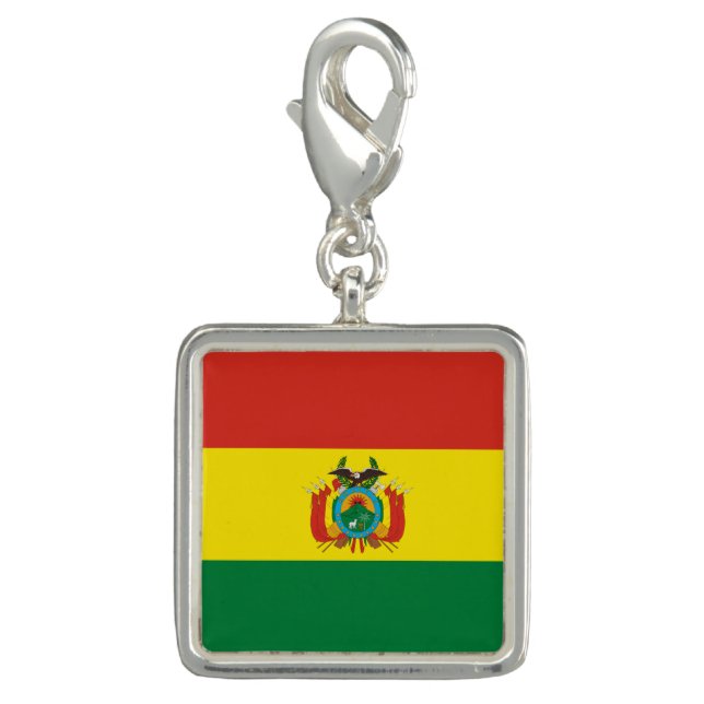 Patriotic Bolivia Flag Charm (Front)
