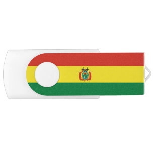 Patriotic Bolivia Flag Flash Drive