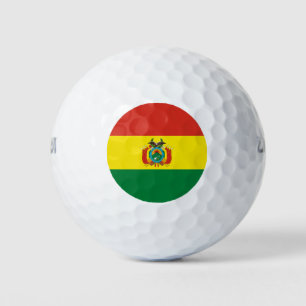 Patriotic Bolivia Flag Golf Balls