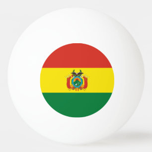 Patriotic Bolivia Flag Ping Pong Ball