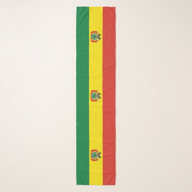 Patriotic Bolivia Flag Scarf (Front)