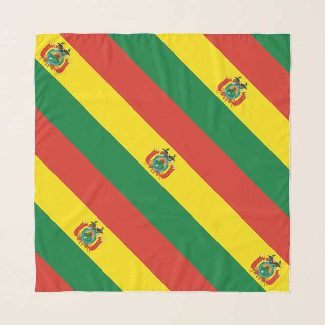Patriotic Bolivia Flag Scarf (Front)