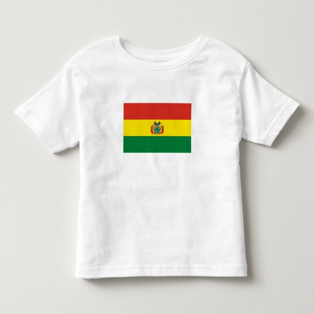 Patriotic Bolivia Flag Toddler T-shirt (Front)