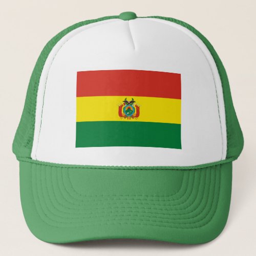 Patriotic Bolivia Flag Trucker Hat