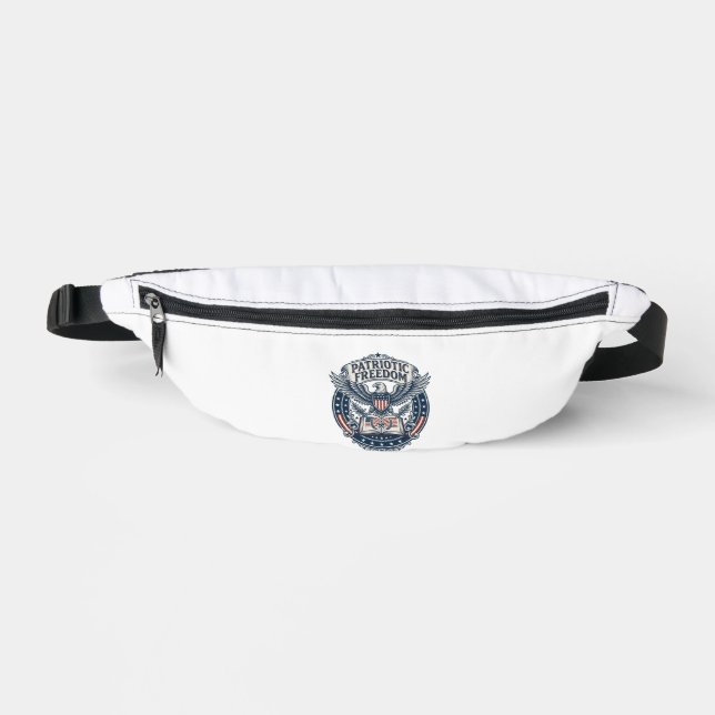 Patriotic Book Club Vector Graphic Tee (2) Fanny Pack (Front)