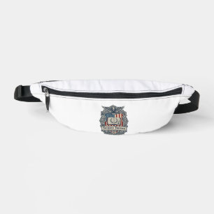 Patriotic Book Club Vector Graphic Tee Fanny Pack