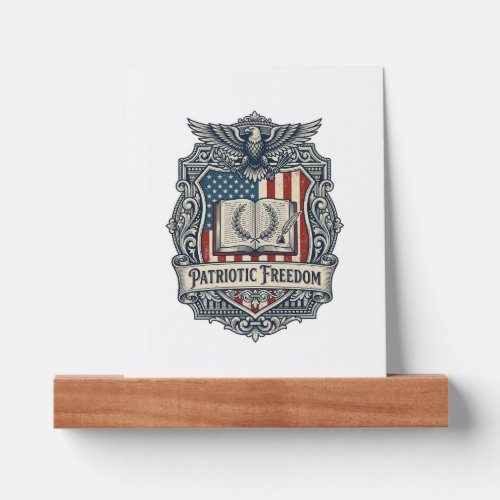 Patriotic Book Club Vector Graphic Tee Picture Ledge